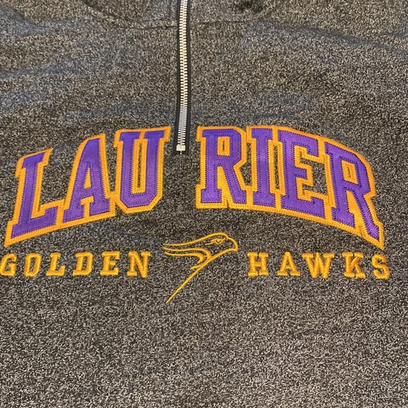 Wilfred Laurier University 1/4 Zip Sweatshirt - Picture 3 of 7